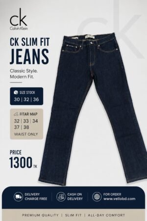 Calvin Klein (CK) Rinse Dark Blue Raw Wash