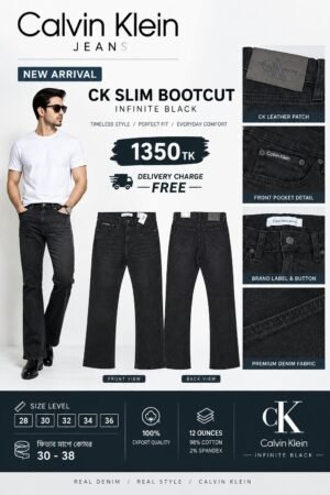 Calvin Klein (CK)Slim bootcut Infinite Black