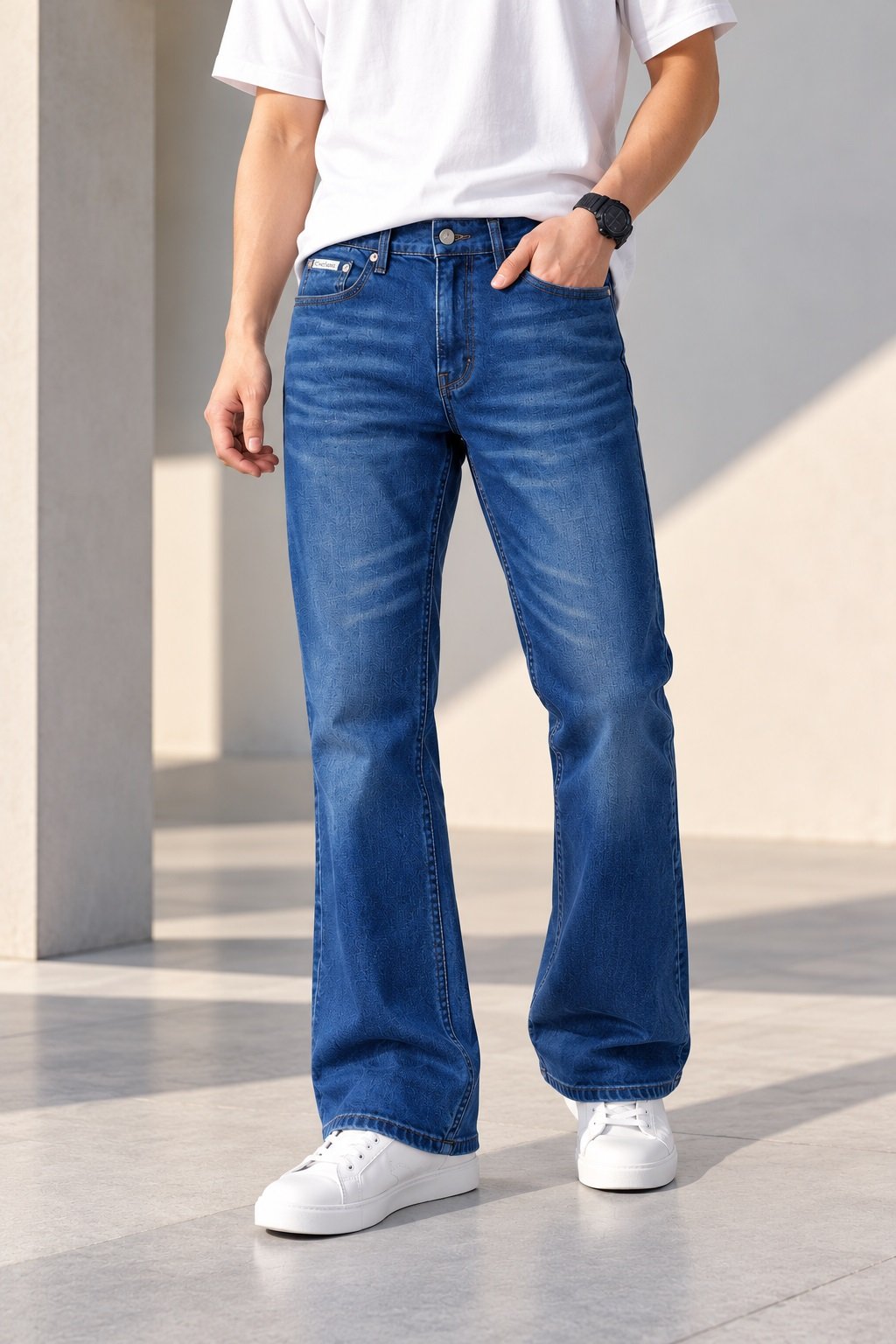 CK Vintage Blue Washed Denim